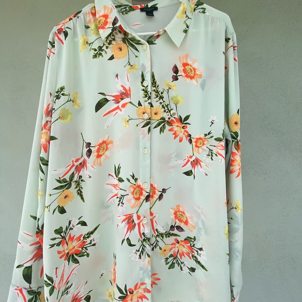 Ann Taylor Factory Blouse XL